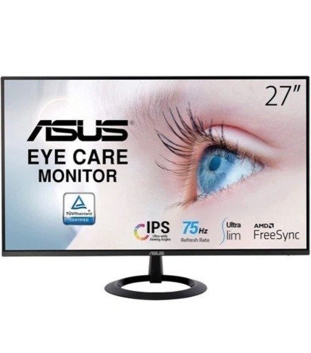 pc モニター　27インチ　ASUS