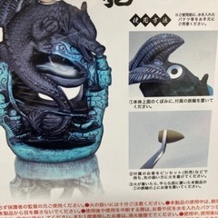 ドラゴンガーゴイル香炉 インテリアの画像