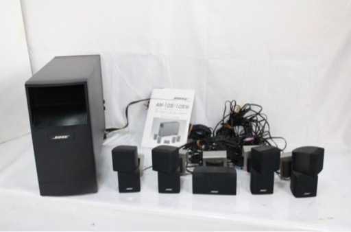 【ト滝】BOSE ボース アンプ内臓 ウーファー付 デジタルサウンド 5.1チャンネル スピーカーシステム アクースティマスシステム DM055DEW95