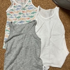④ユニクロ 肌着 メッシュ タンク 90 まとめて