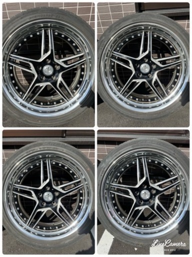 ワーク デュランダル20インチ245/40R20cx-5cx-60ベゼルCHR　新型エクストレイルラブフォー　ホイール　タイヤ　ファルケン　ヨコハマ　トーヨーブリヂストランドクルーザー