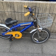 16インチ　ジャンク　子供用自転車　ハマー　