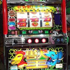 パチスロ実機】サミー☆初代 獣王【コイン不要機付】爆裂AT機・4号機・