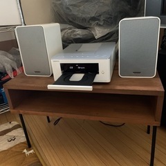 ONKYO CD RECEIVER 台付き