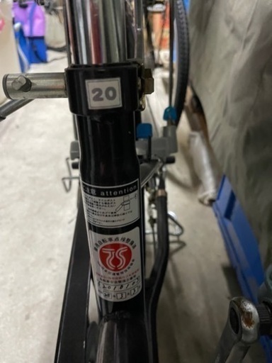 6段変速付き折り畳み自転車　防犯登録抹消済み
