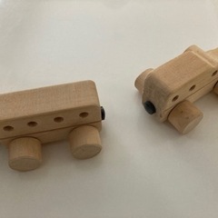 木製　おもちゃ　トトロ　新幹線　電車の画像