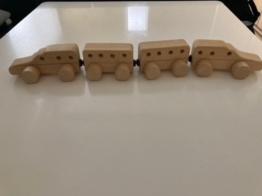 木製　おもちゃ　トトロ　新幹線　電車
