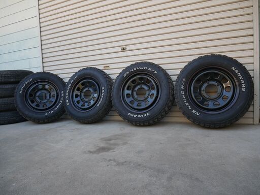 ★ジムニー★　デイトナ風　MT　２０１９年！ナンカン　ホワイトレター　!　マッドタイヤ　175　80　16　現物確認OK