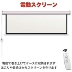 100インチプロジェクタースクリーン【取引中】の画像