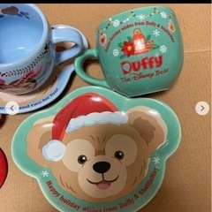 ディズニー　Disney ダッフィーとシェリーメイのカップ＆ソーサーの画像