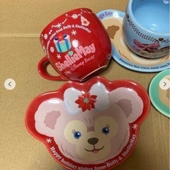 ディズニー　Disney ダッフィーとシェリーメイのカップ＆ソーサーの画像