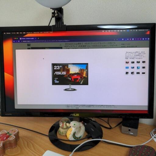 ASUSゲーミングモニター 23型フルHDディスプレイ（応答速度1ms）
