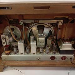 当時モノ　昭和レトロアンティーク　真空管ラジオ　ＧＥＮＥＲＡＬ　ゼネラル　八欧電機 　年式不明　ＧＬ１７０　通減確認　受信確認　簡易クリーニングのみ　保証なしの画像