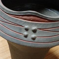最終値下げ！古代史ファン、工芸ファン必見！亀ケ岡焼・縄文炭化大壺の画像