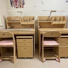 コイズミ　学習机　2セット（1セットでの購入可）の画像
