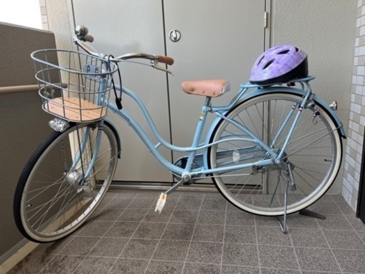 自転車　26インチ　ポンポネット2 ヘルメットセット