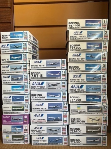 [大量まとめ断捨離]国内旅客機プラモデル　31箱＋おまけ5箱
