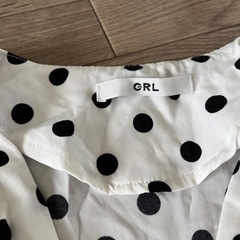 grl水玉ブラウスの画像