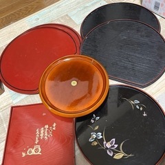 お盆/食器各種の画像