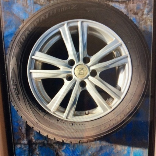 16インチタイヤ アルミホイール 4本 バリ山