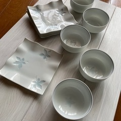 湯呑と銘々皿