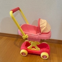 おままごと　ベビーカーとお人形セットの画像