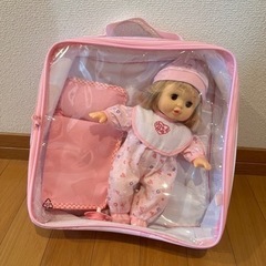 おままごと　ベビーカーとお人形セットの画像