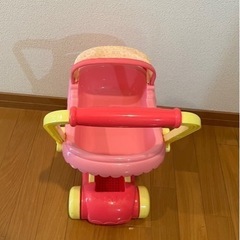 おままごと　ベビーカーとお人形セットの画像
