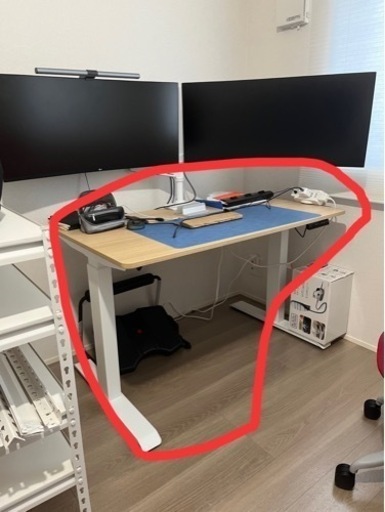 昇降デスク電動式　値下げしました