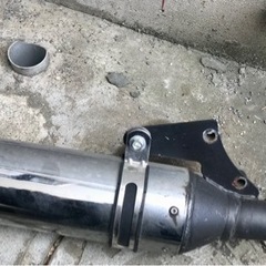 AF27ディオ社外マフラーの画像