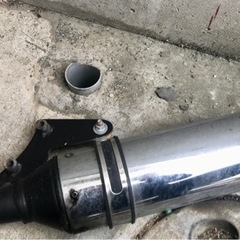 AF27ディオ社外マフラーの画像