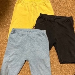 ㊵ユニクロ ストレッチパンツ5分丈 90サイズ