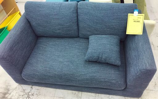 新入荷!!　2人用ソファー　ブルー