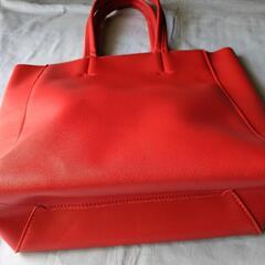 新品！ SHISEIDO  トートバッグ  赤の画像