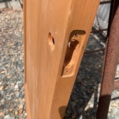 木製ドアの画像