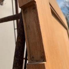 木製ドアの画像