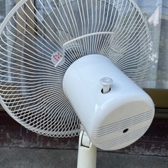 扇風機　白色　TOSHIBA製の画像