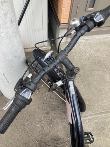 自転車26インチ黒クロスバイク