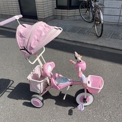 ミニーちゃん3輪車の画像