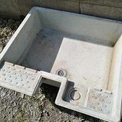 タキロン　研ぎ出し流し　外用　流し台　水栓　DIY　ガーデニング