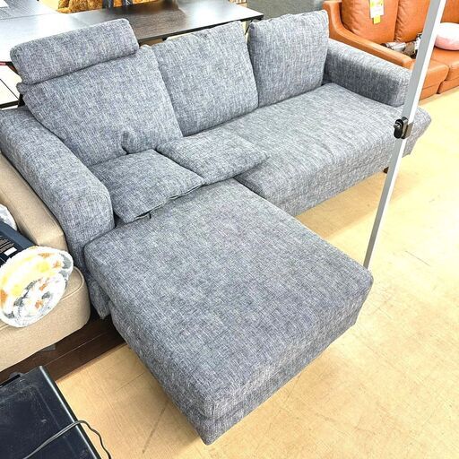 5/5家具 ソファー 3人掛け Ⅼ字 布