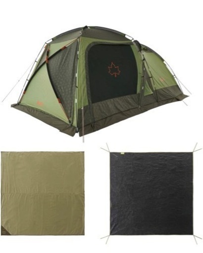 【値下げしました】ロゴス 2ルームテント neos PANELドゥーブル XL マット&シート付き