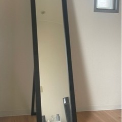 全身鏡 黒の画像