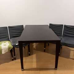 Dining set 1 table 4 chairs
