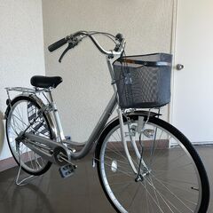 【北見市発】自転車 V160101345 3段ギア 26インチ (E1558awthY)