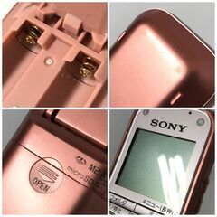 🔷🔶🔷FI17/93　SONY ソニー ステレオ ICレコーダー 集音器 ICD-AX412F ピンク 動作確認済 FMラジオ 録音 会議 音楽 語学 レッスン ボイスメモ🔷🔶🔷の画像