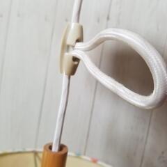 北欧風 IKEA 好きな方にも、、、 照明器具 電気 ペンダントライト かさ シェード 布製の画像