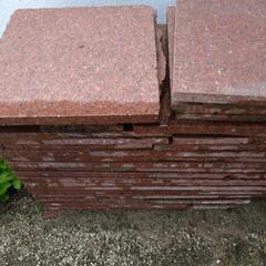 御影石 ニューインペリアルレッド 平板 建築資材 粗面仕上げの画像