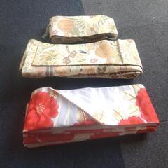 着物帯 2本 とおまけ