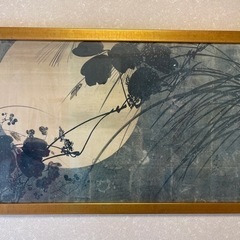 金箔額縁　中の絵はメトロポリタンで購入したポスター大甲橋近く7イレブン新屋敷店で受け渡しの画像